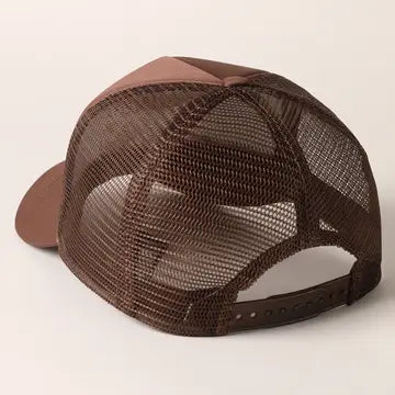 'Howdy Darlin' Trucker Hat in Chestnut