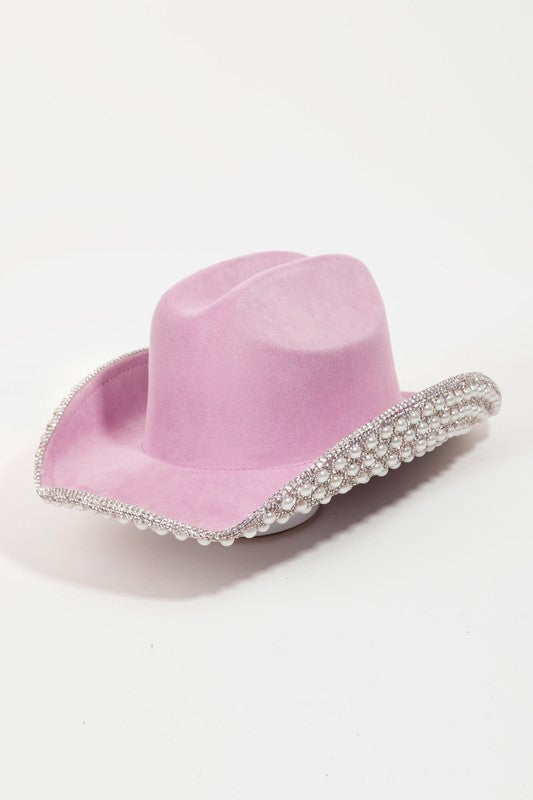 Pink Pearl Hat