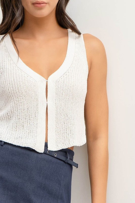 Isabel Ivory Knit Top