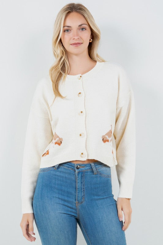 Henrietta Horse Crop Cardigan