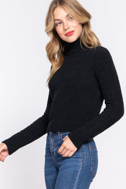 Susan Turtleneck Sweater in Black