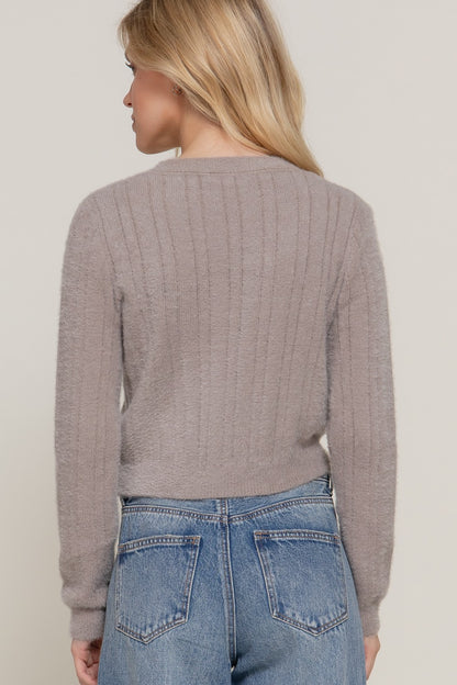 Violet Taupe Sweater