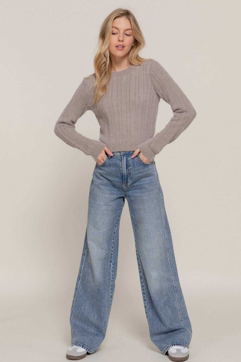 Violet Taupe Sweater