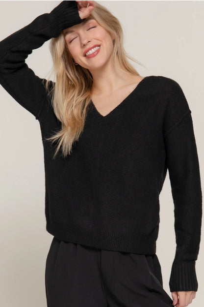 Vail Black Sweater