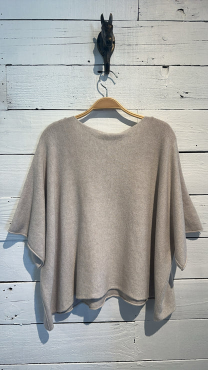 Italy Free Bird Winter Taupe Sweater (One Size)