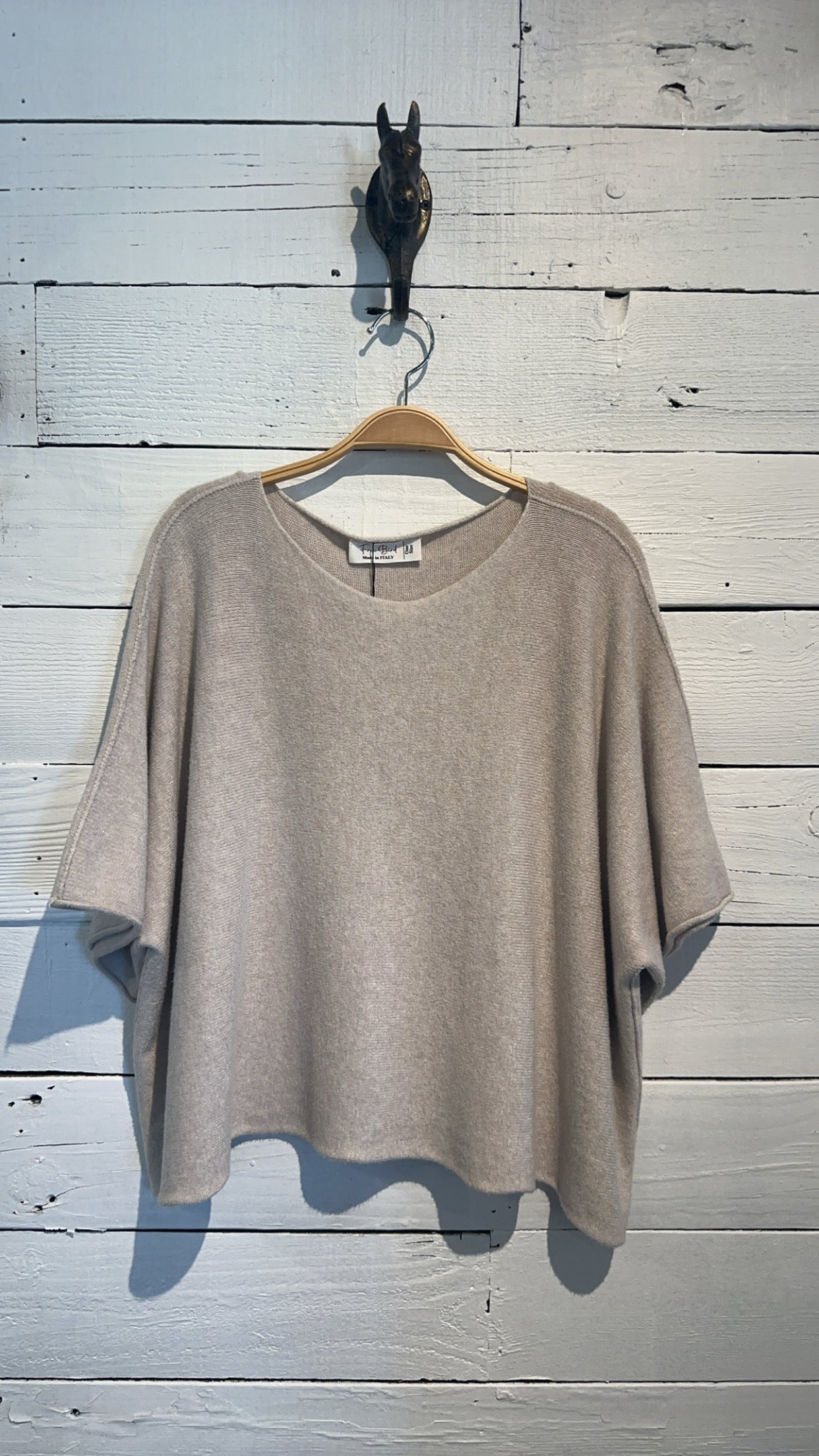 Italy Free Bird Winter Taupe Sweater (One Size)