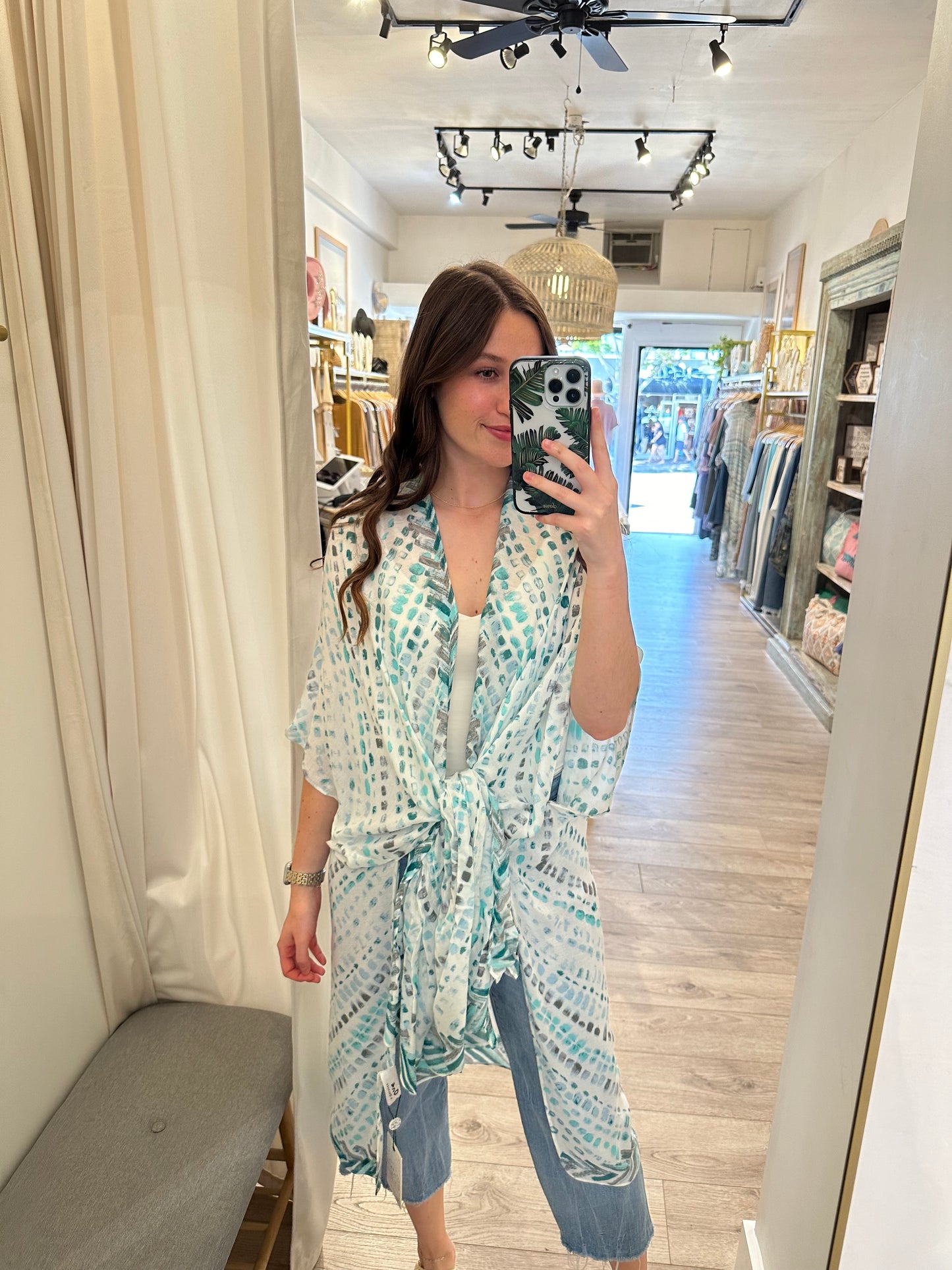 Maldives Aqua Kimono