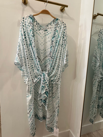 Maldives Aqua Kimono