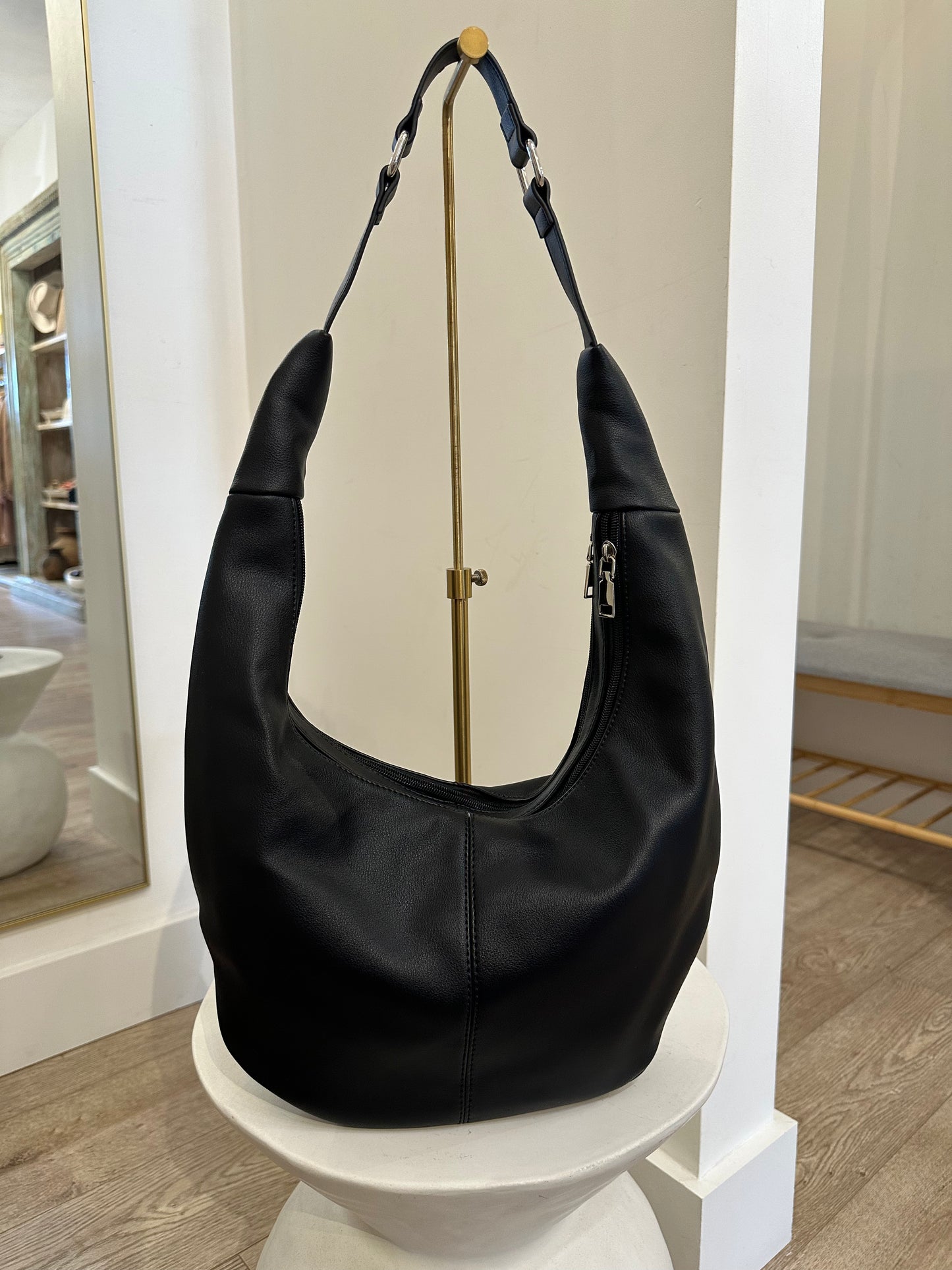 Paige Black Shoulder Bag