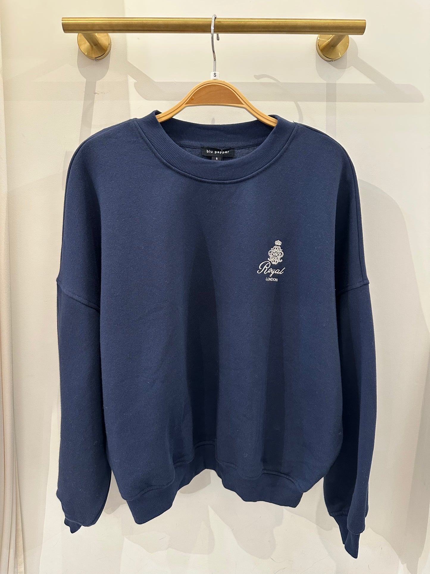 Navy 'Bon Voyage' Sweater