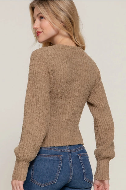 Jocelyn Khaki Sweater